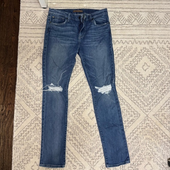 Joe's Jeans Men's Blue Distressed Jeans - Picture 1 of 3